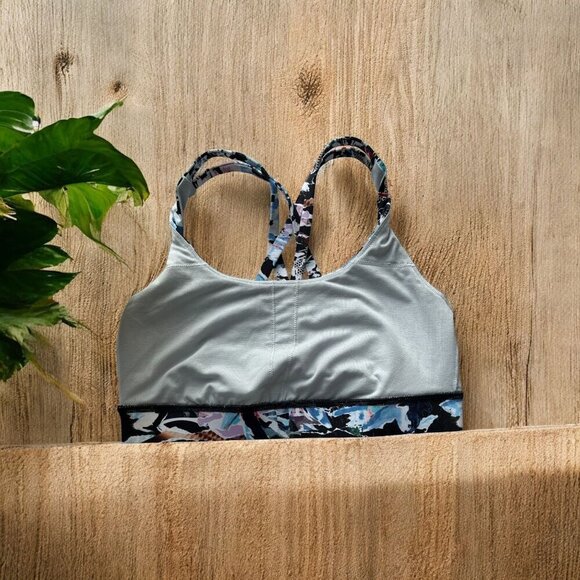 Lululemon Free To Be Serena Bra Culture Clash Women's Multi Black Size 6 - Picture 4 of 10